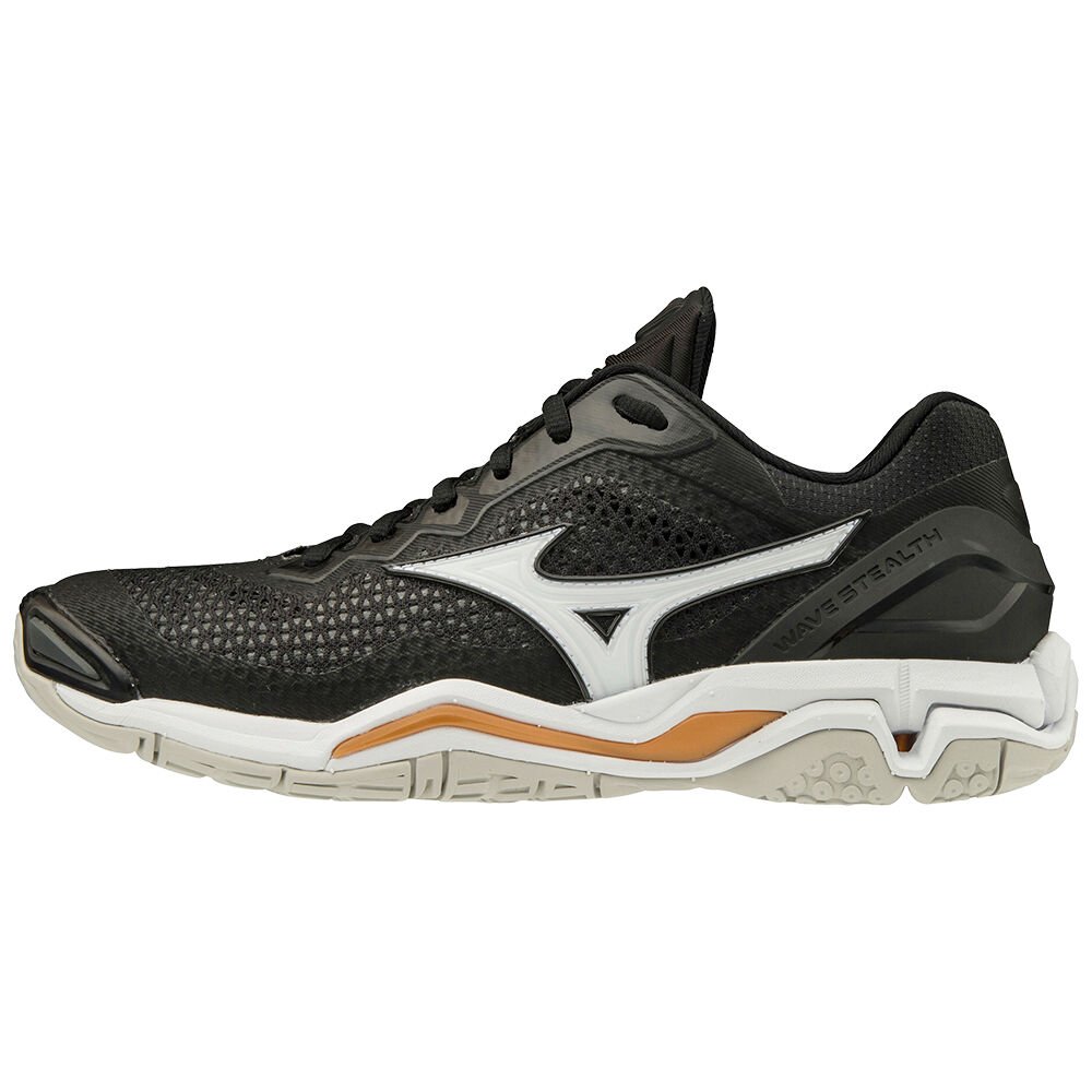 Mizuno Women's Training Shoes WAVE STEALTH V NB Black/White - UOTNGEY-30